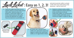 LeashLocket samonavíjacie vodítko pre psa návod